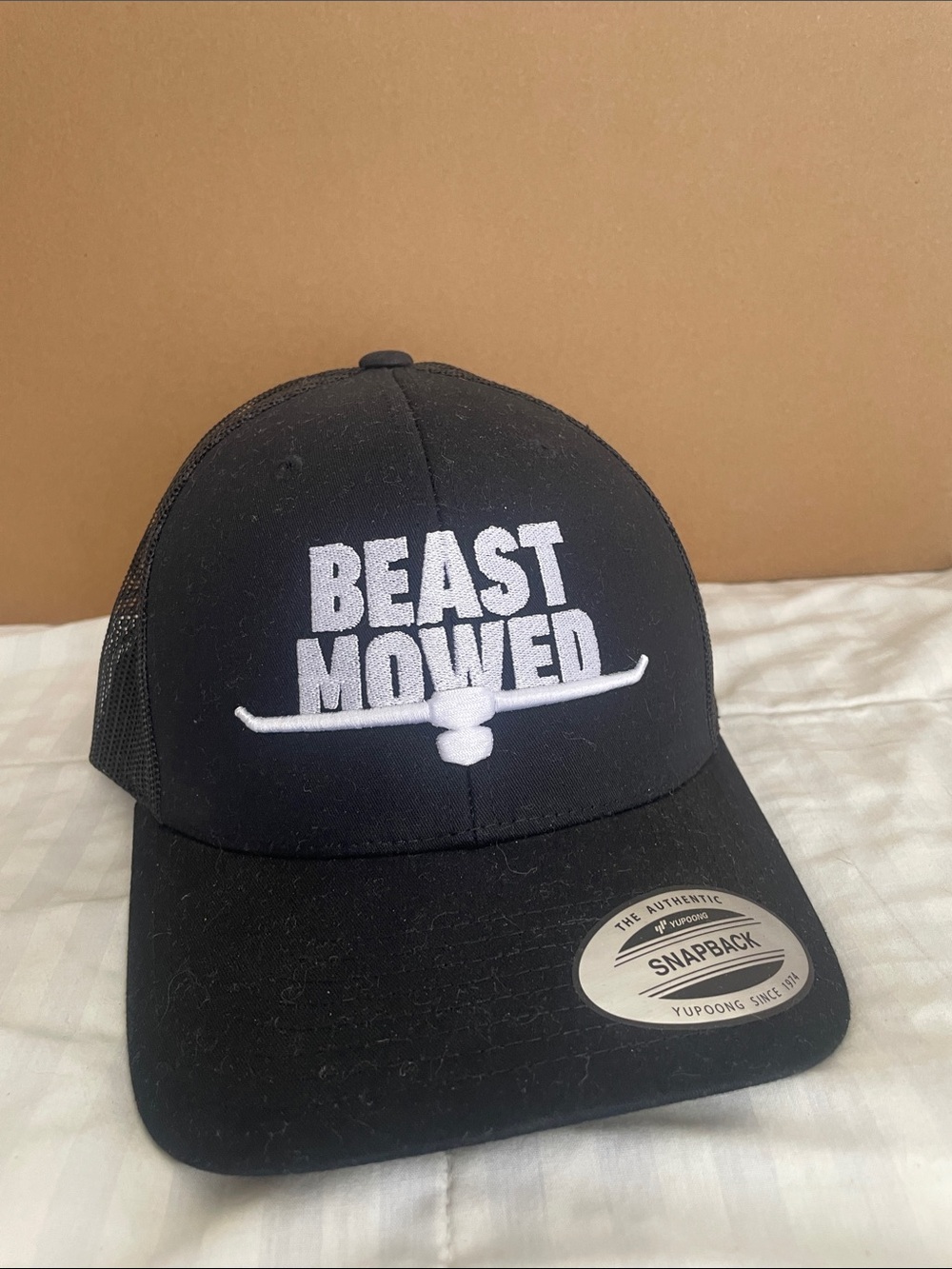 BEAST MOWED Black Snapback Hat